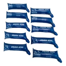 Kit Com 10 Bisnagas De Graxa Azul Para Rolamentos Em Geral