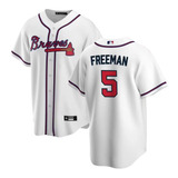 Camiseta De Freddie Freeman Con El NÃºmero 5 De Los Atlanta B