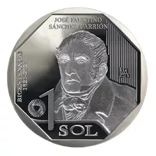 Moneda José Faustino Sánchez Carrión Colección Bicentenario