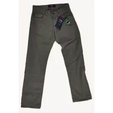 Pantalon Recto, Cartujano, Jeans, Talle 32, Color Verde