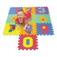 Alfombra Piso Goma Eva Infantil Encastrable X10 Black Sheep