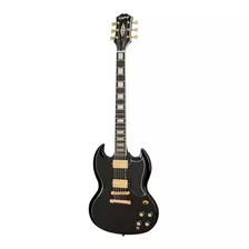 EpiPhone, Eiscebgh1, Sg Custom, Ebony, Guitarra Eléctrica