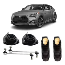 Bieletas + Coxim + Batente Coifa Hyundai Veloster 2012 2013