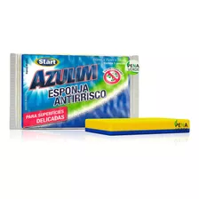 Esponja Antirrisco Azulim Para Superfícies Delicadas Azul