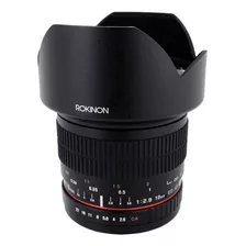 Lente Rokinon 10 Mm F2.8 Para Camara Slr Digitales Nikon Ae