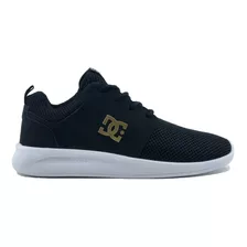 Dc Zapatillas Lifestyle Mujer Midway Sn Negro-dorado Blw