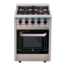 Cocina Industrial Morelli Country 600 A Gas 4 Hornallas Puerta Con Visor 73l