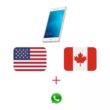 Números De Estados Unidos-canadá +varios Países Llamadas,sms