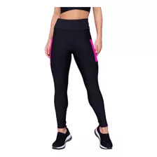 Calça Legging Fitness Com Bolso Lateral Para Academia Treino