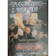 Dvd Original Um Concerto Pela Vida - Show Inédito - Novo