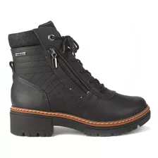 Bota Coturno Dakota De Couro