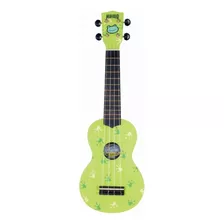 Ukelele Soprano Mahalo Frogger Con Funda Uart-fr Color Verde