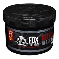 Gel Cola Black Finalizador Com Pigmentação Preta Fox 300g