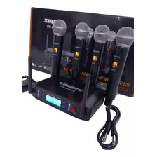 Micrófonos Shure Inalámbrico Uk-6004 De 4 Microf Profesional