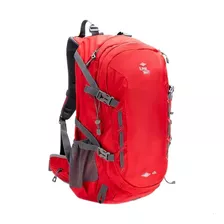 Mochila 40 Litros Alpine Skate Camping Trekking Mochilero Color Rojo