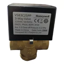 Valvula Honeywell 3 Vías 1 Pulgada Fancoil Bspp 2 Cables