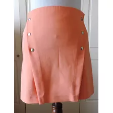 Falda Zara Mini Naranja