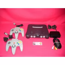 Consola N64 Nintendo 64 Con 2 Controles Un Juego A Escoger 