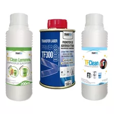 Transfer Laser Primer Vidro Tf300 + Lemone + Tfclean