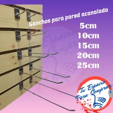 Ganchos De Pared Acanalada 