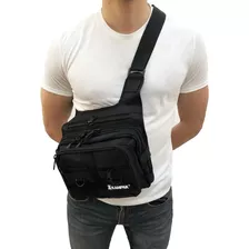 Mochila Trekking Kampak Js20 Color Negro Diseño Lisa 5l