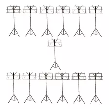 Estante Para Partitura Dobravel Com Bag Preta Bk 13 Unidades