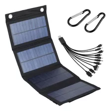 Cargador Solar Portátil Plegable De 100w Usb Impermeable