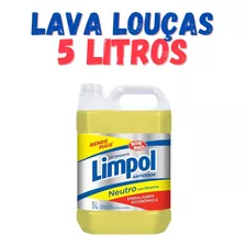 Detergente Líquido Neutro Limpol 5 Litros Lava Louças