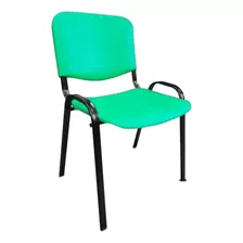 Silla De Escritorio Mobilarg Fixed Lisy 1000n Verde X 6 Unidades