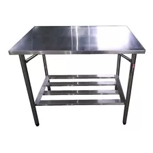 Mesa De Inox 100% Inox 304 100x60x90 Sob Medida Promaq