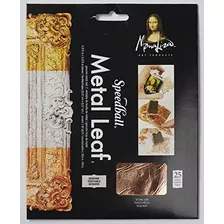 Speedball Mona Lisa Genuine Copper Leaf, Paquete De 25 Hojas