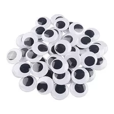 Decora 20mm 500pc Ronda Del Meneo Ojos Saltones Con Autoadhe