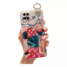 Funda Samsung Galaxy A12 C/correa De Muñeca - Minnie Mouse3d