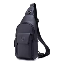 Bolso Cruzado De Cuero Para Hombre, Bolso De Hombro Casual,