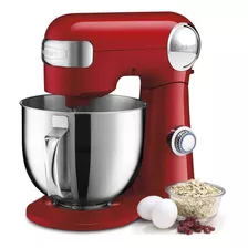 Batidora De Pie Roja De 5 Lts. Sm50re Cuisinart Color Ruby Red