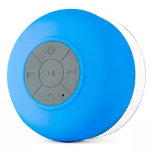 Caixa De Som Bluetooth Resistente A Água Bts-06 - Azul