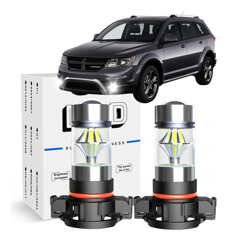 Foto de 6000k Bombilla De Luz Led Blanca Para Dodge Journey 2010-18