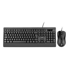 Kit Teclado E Mouse Rise Mode Office Of 02 Usb 1000dpi Abnt2