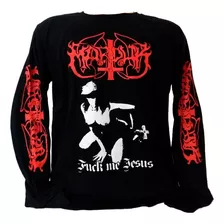 Camiseta Marduk Fuck Me Manga Longa