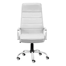 Sillón Gerencial Silla Oficina Escritorio Color Blanco