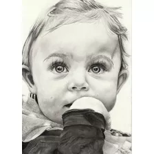 Desenho Realista De Retrato/foto A4