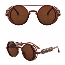 Lentes Vintage Steampunk Redondas Extra Ligeras Y Bonitas