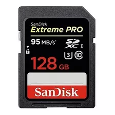 Tarjeta De Memoria Sd Sandisk Extreme Pro 128gb 4k U3
