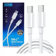 Cabo Carregador Rápido 2 Metros Usb-c Tipo C Para Samsung