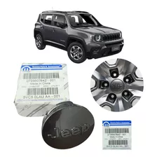 Calota Central Roda Grafite Brilhante Jeep Renegade Original