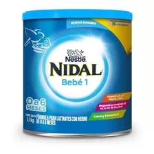 Fórmula Para Lactantes De 0 A 6 Meses Nidal 1.1kg Sabor Regular