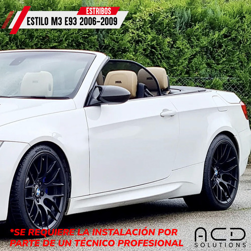 Estribos Bmw E93 Serie 3 Estilo M3 320i 325i 330i 335i 2006- Foto 5