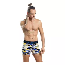 Pack 3 Boxer Lody Algodon Lycra Estampado Elastico Exterior