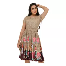 Vestido Midi Godê Plus Size