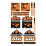 Ktm Adventure Kit De Stickers Reflejantes Planilla Ka01